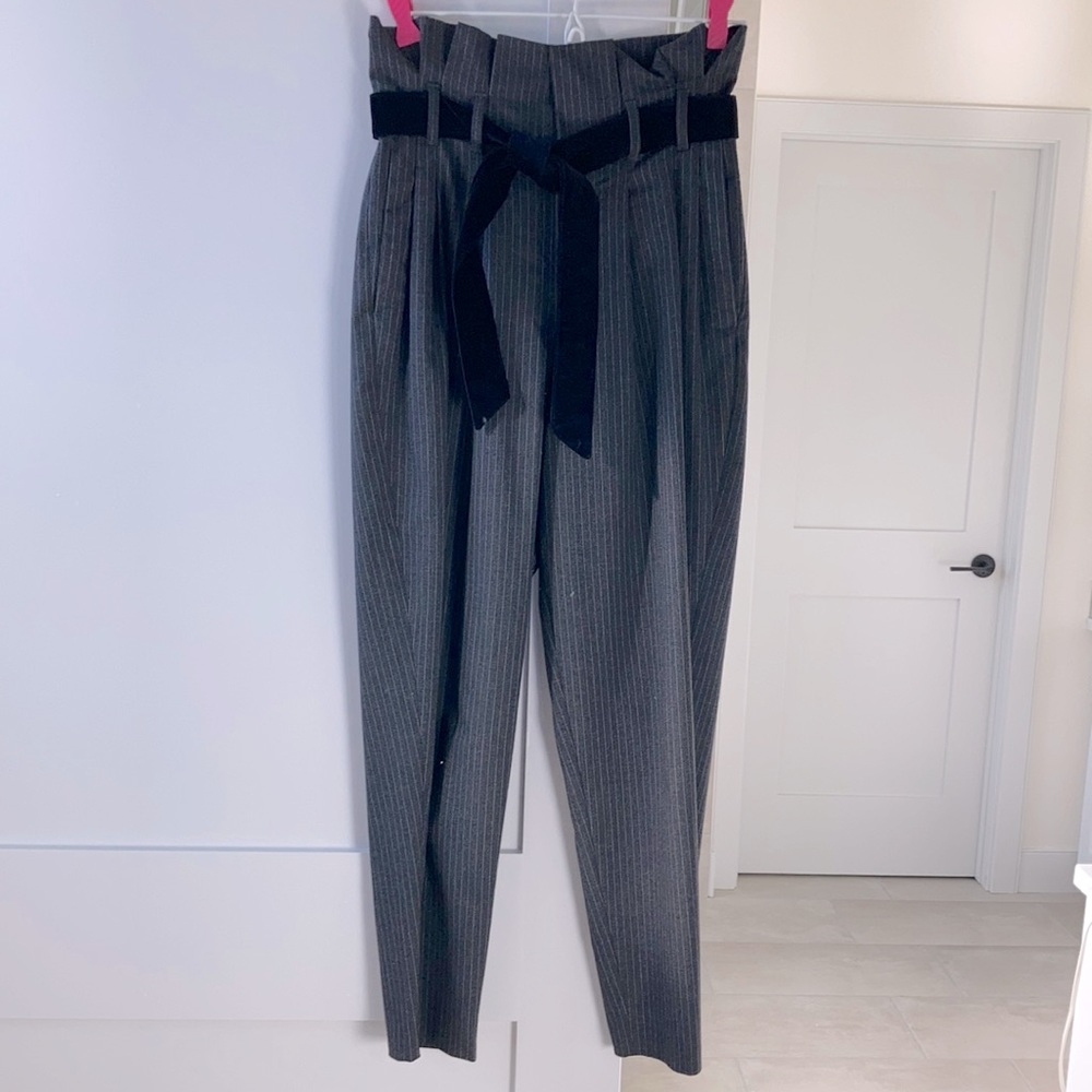 High waisted cropped pants